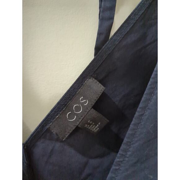 COS Navy V Neck Kaftan Dress - Picture 4 of 5